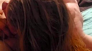 sexy redhead suckin cock with teasin licks.