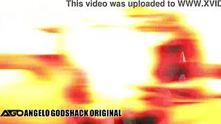 isis diamond endures rough double foot action in extreme scene