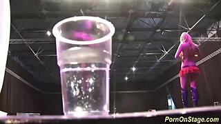 Cock Sharing Porn Show On Public Stage