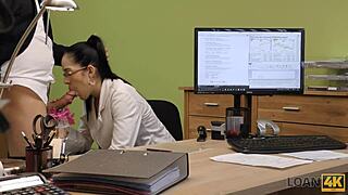 The loan4k hottie needs new musical instruments, so she participates in a casting interview session with a couple in europe