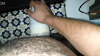 After cumming, we fuck again in homemade video