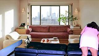 preview of wild sex with cleaning lady agarabas and olpr