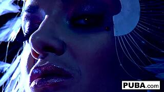 Busty Nikka obeys Shyla Stylez's commands in erotic girl-on-girl sex