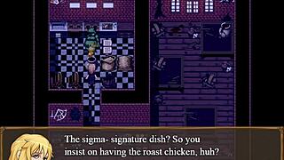 a claire plays claire's quest episode 38 in a narrative about pussy masturbation, big tits, boobs, lesbian kissing