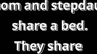 Stepmom And Stepdaughter Share Bed And Friends Cock And Both Cum Stepmom Squirts