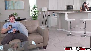 caught your stepson masturbating? the naughty milf steps in and joins the fun with jerk off instructions