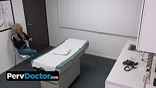 Overly Sensual Babe Gets Fingered And Fucked By Doctor And Nurse During Hospital Exam