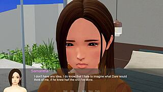 In this part of let's play arizona unbridled, we see a usa redhead with big tits