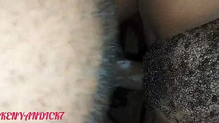 my hairy pussy gets raw fucked by monster cock, he cums deep inside