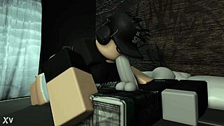 roblox girl couldnt sleep so she had some fun with his bfs cock while he was asleep