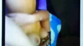 French slut Fanny toying on webcam