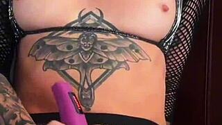 Tattooed Petite Anal Slut Rides Rough POV Cowgirl Creampie Latex