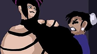 Juri Vs Chun Li Feng Shui Mastery