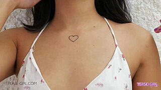 petite teen shows perfect body