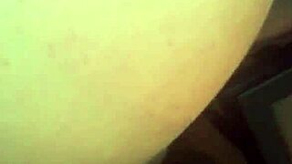 white bbw feels intense pleasure taking backshots, ending with hot cumshot