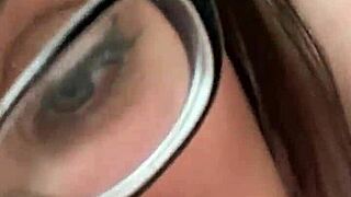 sandra goes deep for messy facial