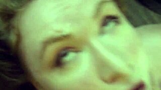 Watch this big ass hairy redhead get her pussy pumped hard