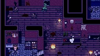 a claire plays claire's quest episode 38 in a narrative about pussy masturbation, big tits, boobs, lesbian kissing