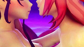 two girls fuck and lick each other