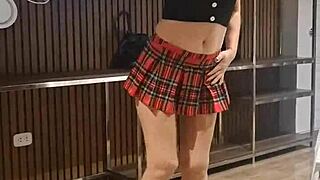 My neighbor gives me a sensual dance before we fuck 😏.