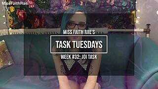 Goddess Teaches Jerk Off Slave New Punishments