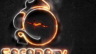 hot day everyone helps sweep yard