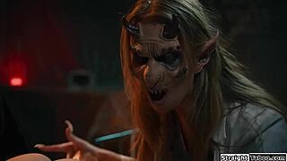 Feeling Intense Hunger For The Cock Demon Waiting In The Basement