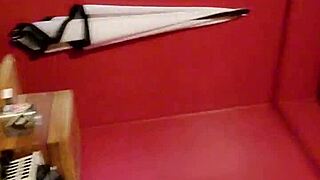 Malisa getting throatfucked off the side of the bed