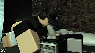 roblox girl couldnt sleep so she had some fun with his bfs cock while he was asleep