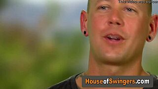 Swinger babes touching stunning boobs?