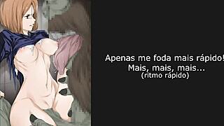 nobara kugisaki's intriguing joi roleplay in pt-br