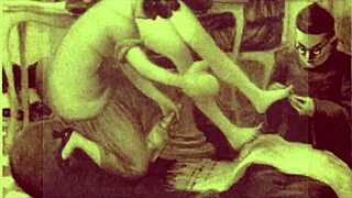 vintage animated erotic scene