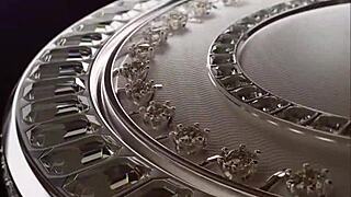 Brunette Beauty Karina Banged Outdoors?