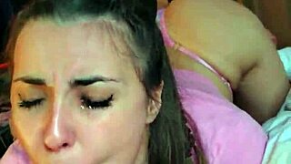 i cum pussy ridin dildo fun with brunette babe glasses big ass