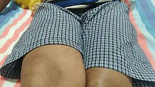 Hot and sexy stepmom with big natural tits