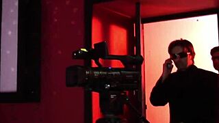 Double penetration orgy at sex club, moaning and rough fucking.