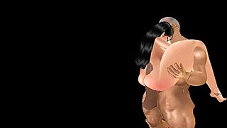 Entertaining encounter with cinnamon-skinned girl