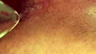 Casual adventure with a butt plug in the backyard