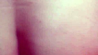 white bbw feels intense pleasure taking backshots, ending with hot cumshot