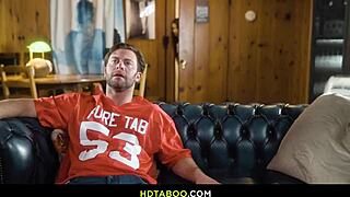 Horny stepdaughter Jessica takes control over her stepdaddy