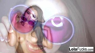 sexy lola foxx touches herself in compilation