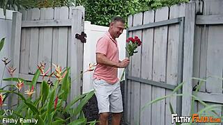 Group fun with step-son