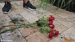 Group fun with step-son