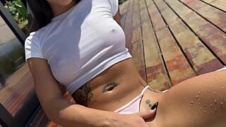 hey, enjoying a relaxing jacuzzi session outdoors with some private fun.