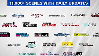 two hot milfs fucking a huge cock together 😈🍆