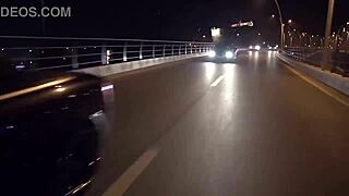 Romanian police backstage in Bucharest with fast and furious theme.