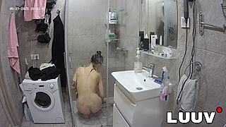 Luuv Tattooed Alice Gets Ready For The Evening Reality Show Segment In The Shower!