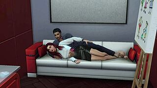 Jennifer Gets Fucked by Her Boss in The Sims 4!