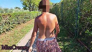 'is my exhibitionist wife naked in spain streets flashing?'