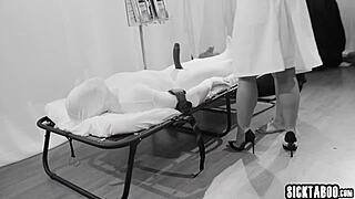 experienced latina babe in weird experiment with milf